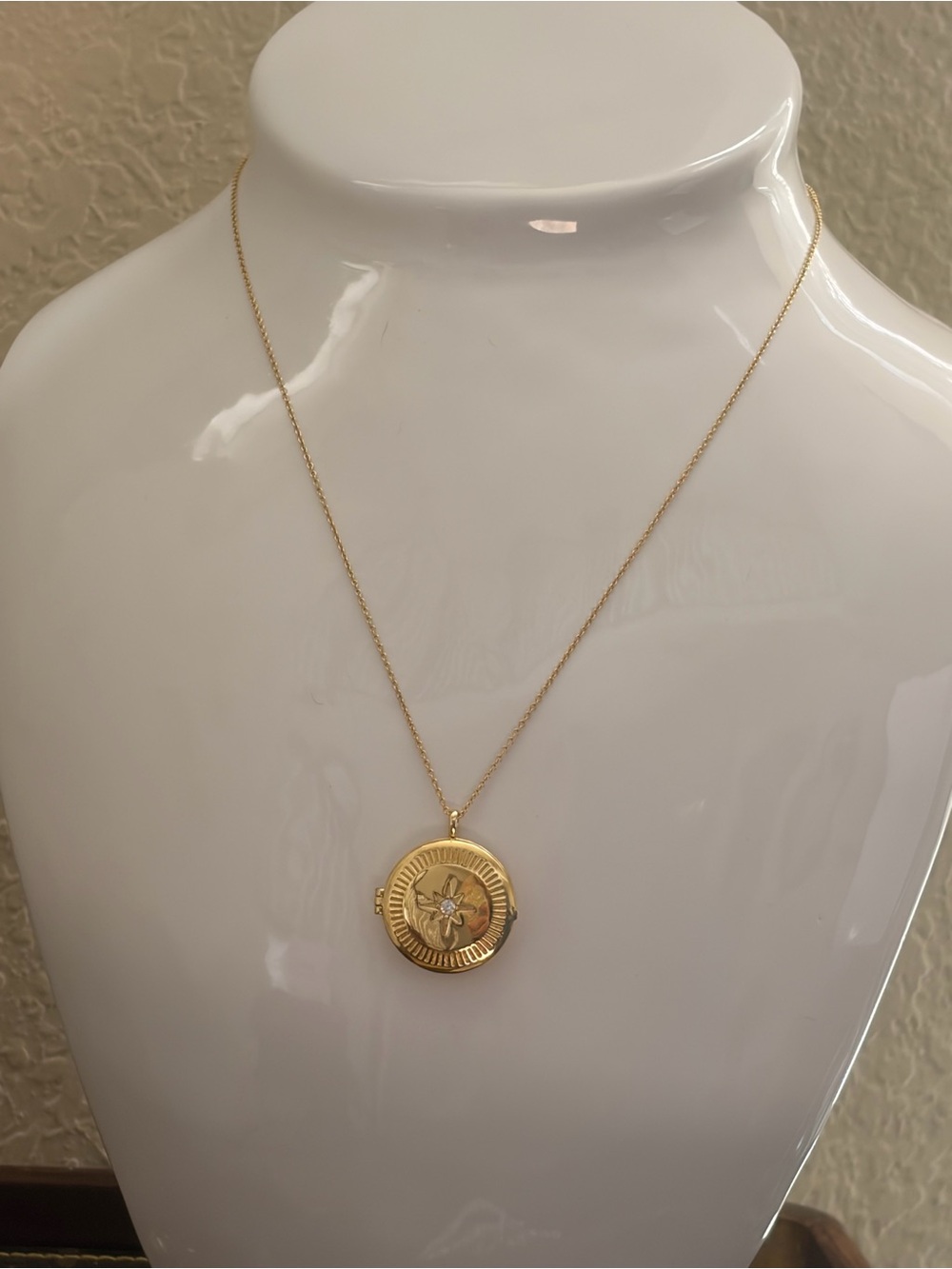 GORJANA Gold Starburst Locket Necklace - Women Jewelry - Picture 9 of 11